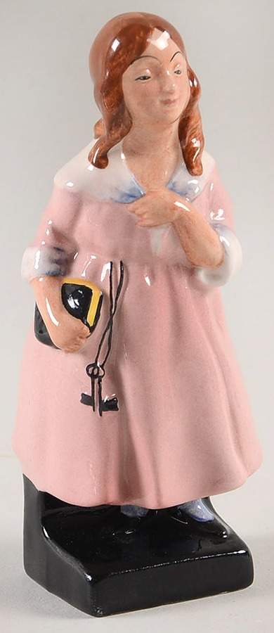 Dickens-Miniature Little Nell-Brown Hair - No Box by Royal Doulton-1