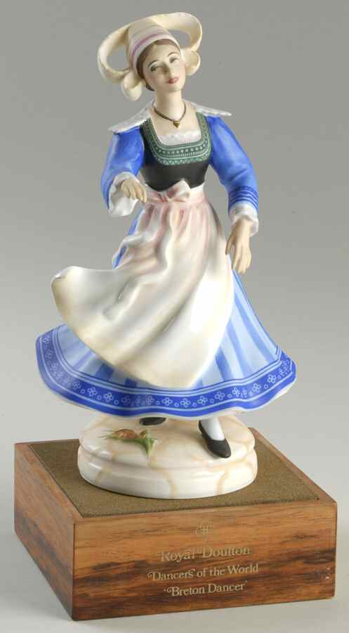 Dancers of The World Breton Dancer - Boxed by Royal Doulton-1