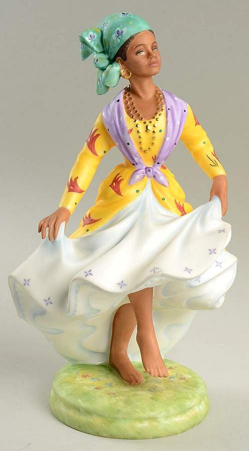 Dancers of The World West Indian Dancer - Boxed by Royal Doulton-1