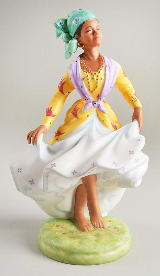 Dancers of The World West Indian Dancer - No Box by Royal Doulton-1