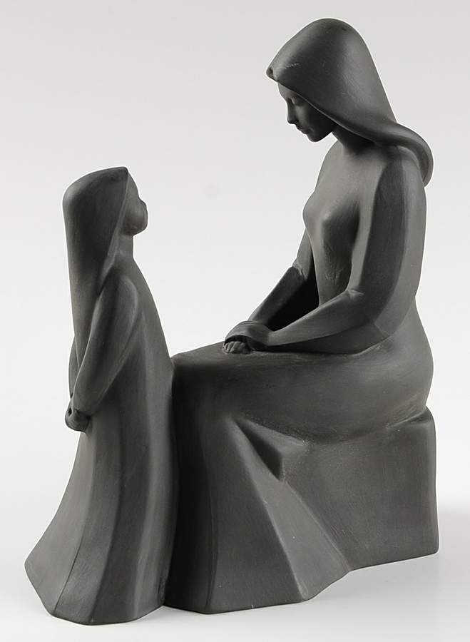 Images Mother  And Daughter-Black-Matte - Boxed by Royal Doulton-1