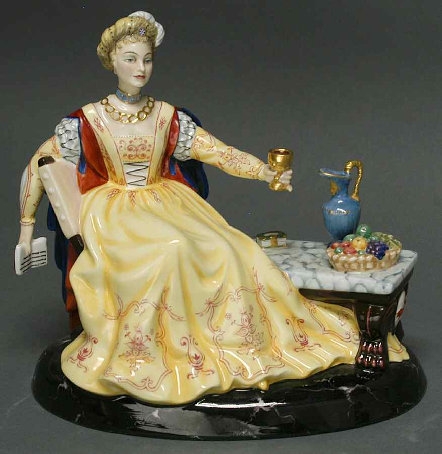 Les Femme Fatales Lucrezia Borgia - Boxed by Royal Doulton-1