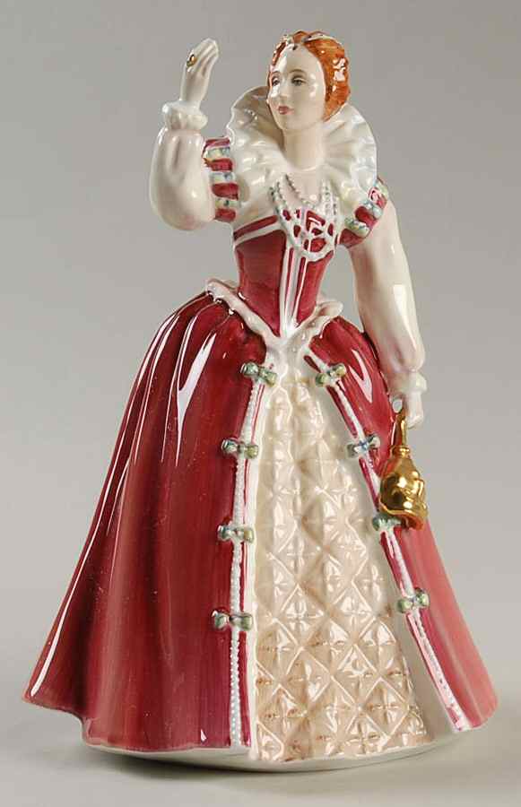 Queens of The Realm Queen Elizabeth - Boxed by Royal Doulton-1