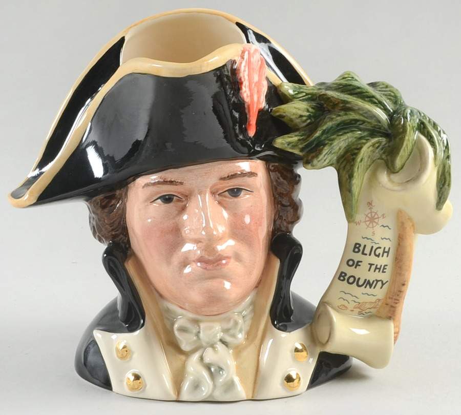 Character Jug Captain Bligh-Large - No Box by Royal Doulton-1