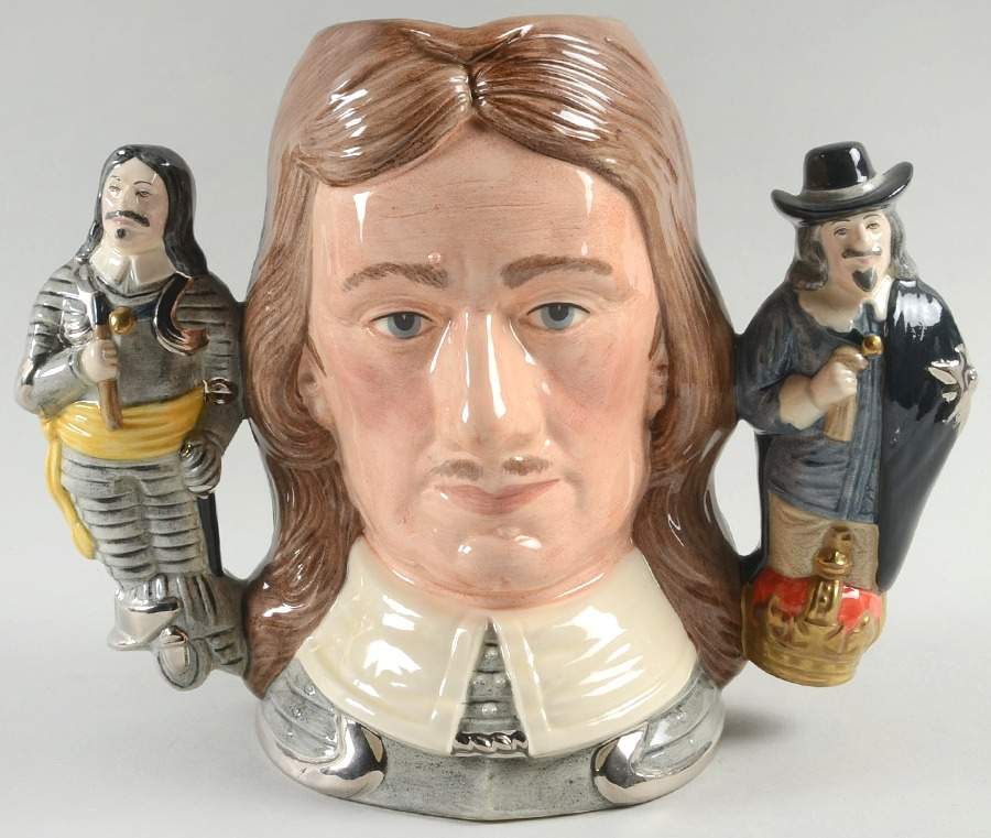 Character Jug Oliver Cromwell-Large - With Box Bx959 by Royal Doulton-1