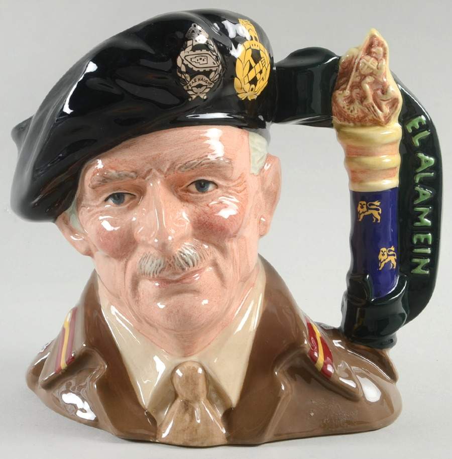 Character Jug Field Marshal Montgomery-Large - With Box Bx913 by Royal Doulton-1