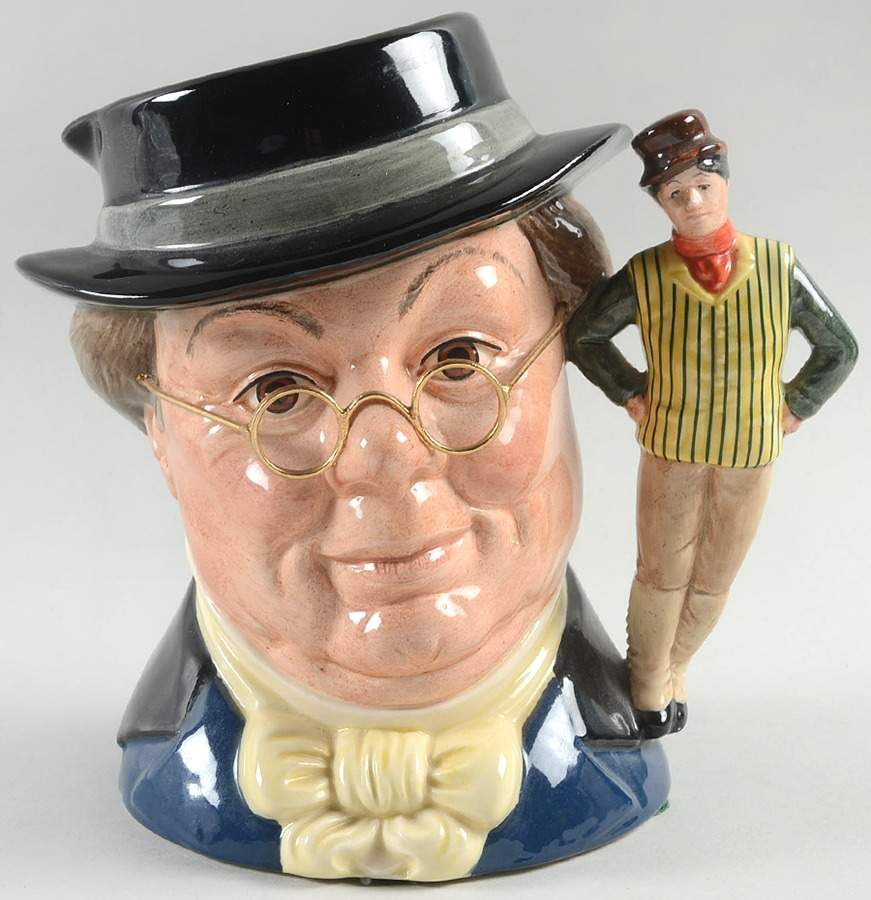 Character Jug Mr Pickwick-Style 2 - Bx1090 With Box by Royal Doulton-1