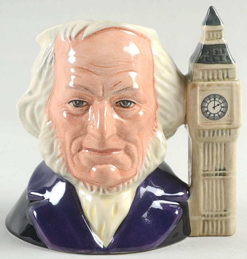 Character Jug John Doulton-Small/Var 2-Time Difference - No Box by Royal Doulton-1