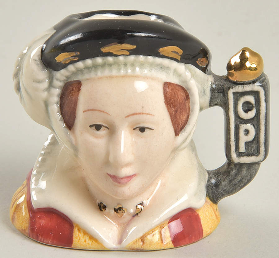 Character Jug Catherine Parr-Tiny - Nb1012, No Box by Royal Doulton-1