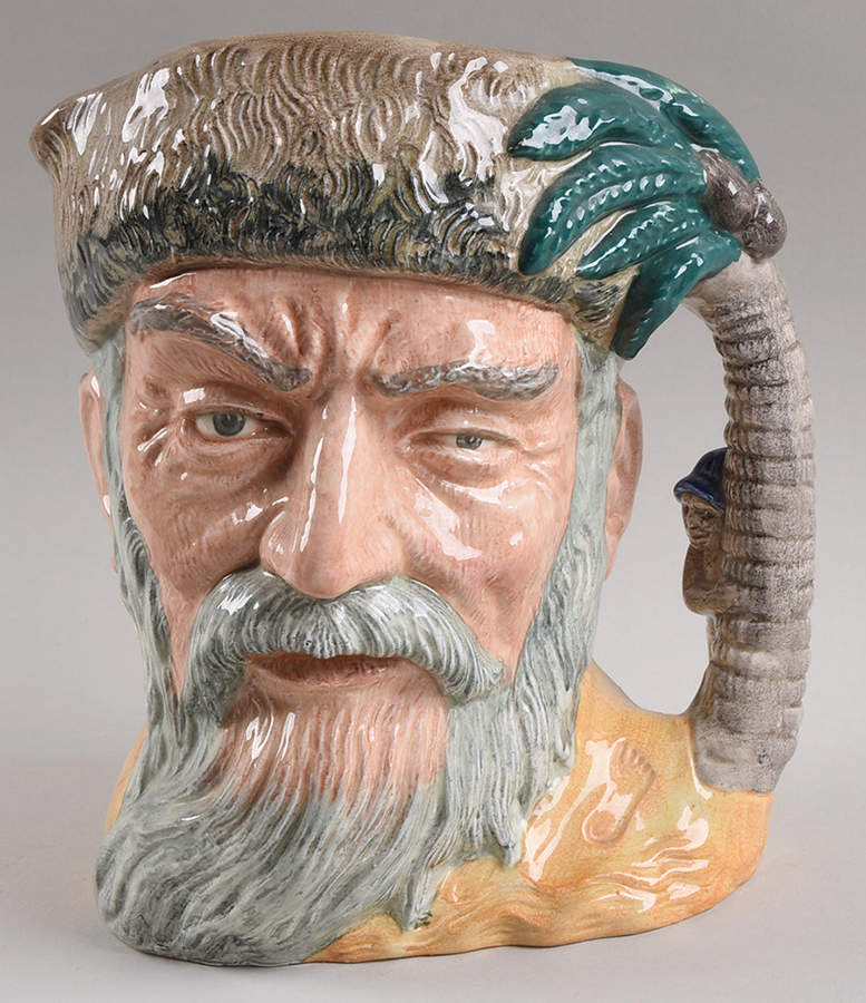 Character Jug Robinson Crusoe-Large - No Box by Royal Doulton-1