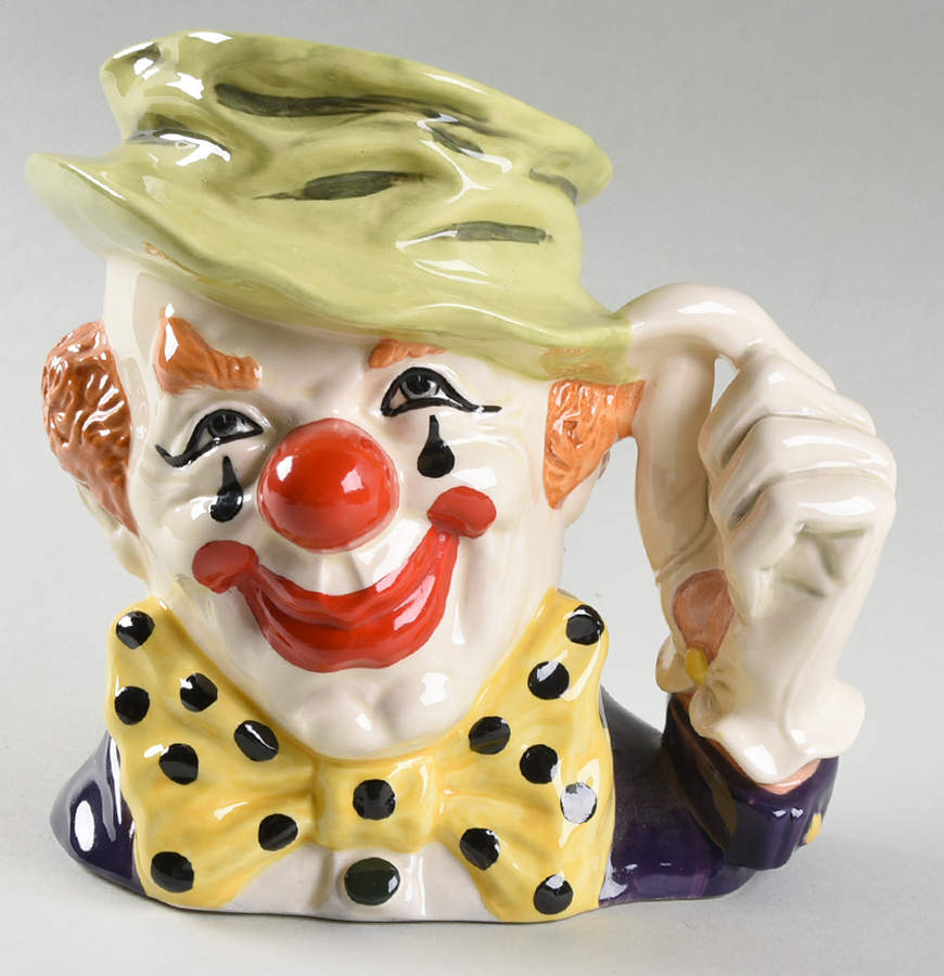 Character Jug The Clown-Large - No Box by Royal Doulton-1