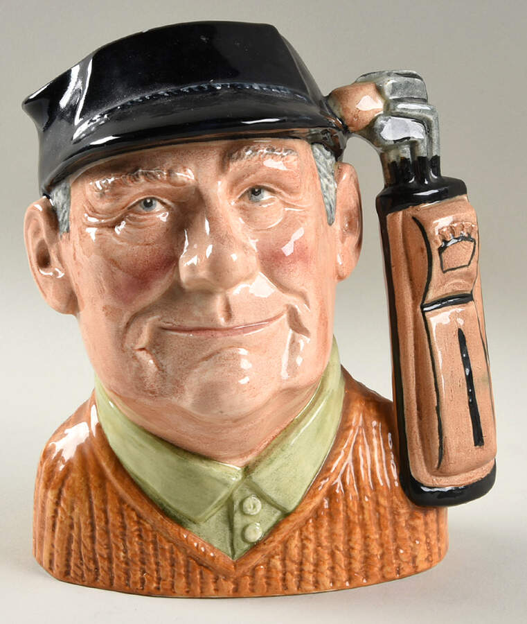 Character Jug Golfer-Large - No Box by Royal Doulton-1
