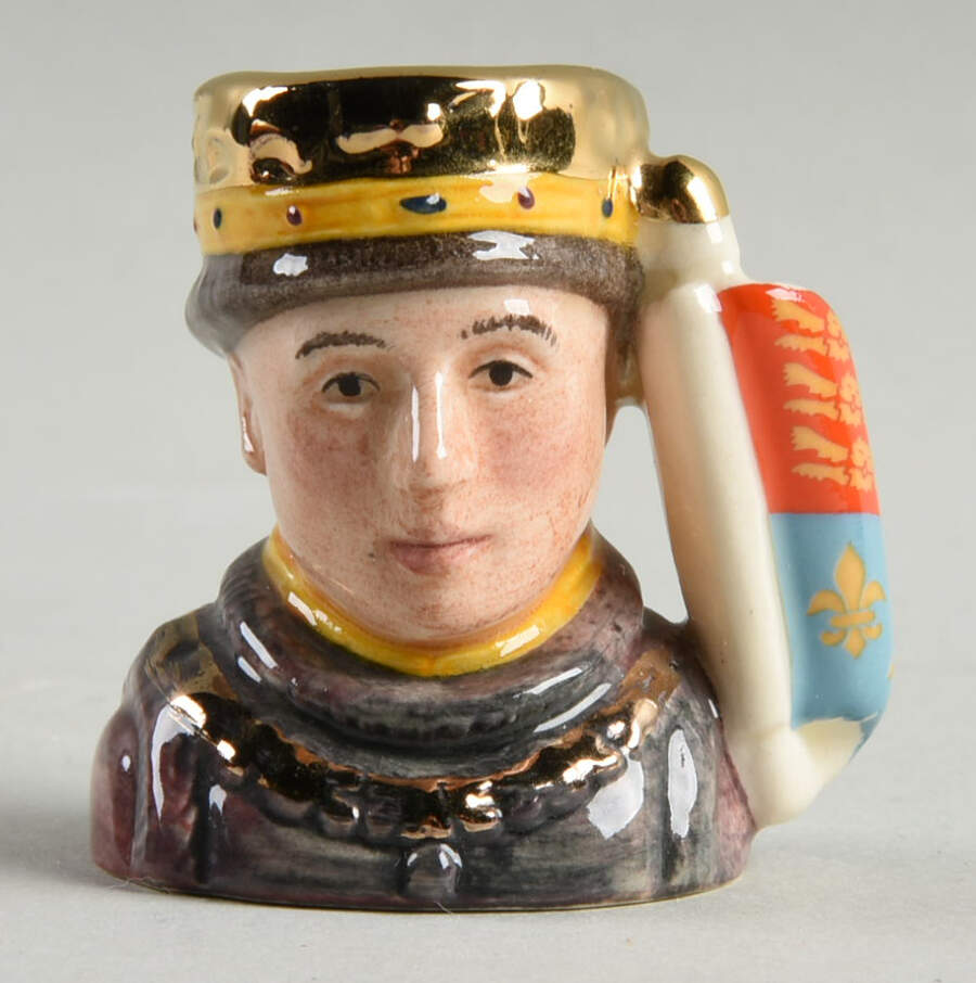 Character Jug Henry V-Tiny - With Box Bx1017 by Royal Doulton-1