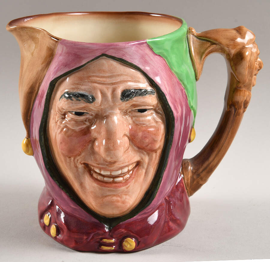 Character Jug Touchstone-Large-Jester - No Box by Royal Doulton-1
