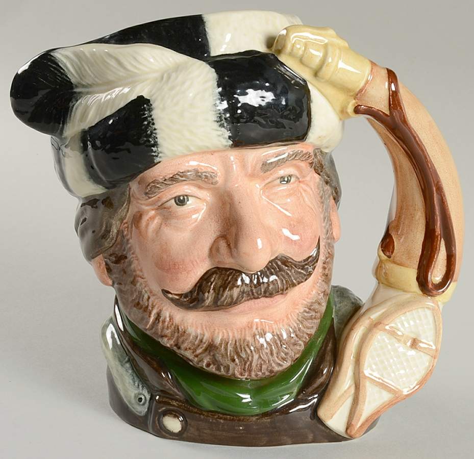 Character Jug Trapper-Lg Misprint - No Box 649a by Royal Doulton-1