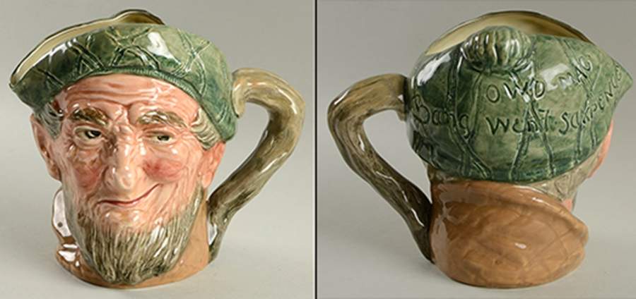 Character Jug Auld Mac-"Owd" Mac-Large - No Box by Royal Doulton-1