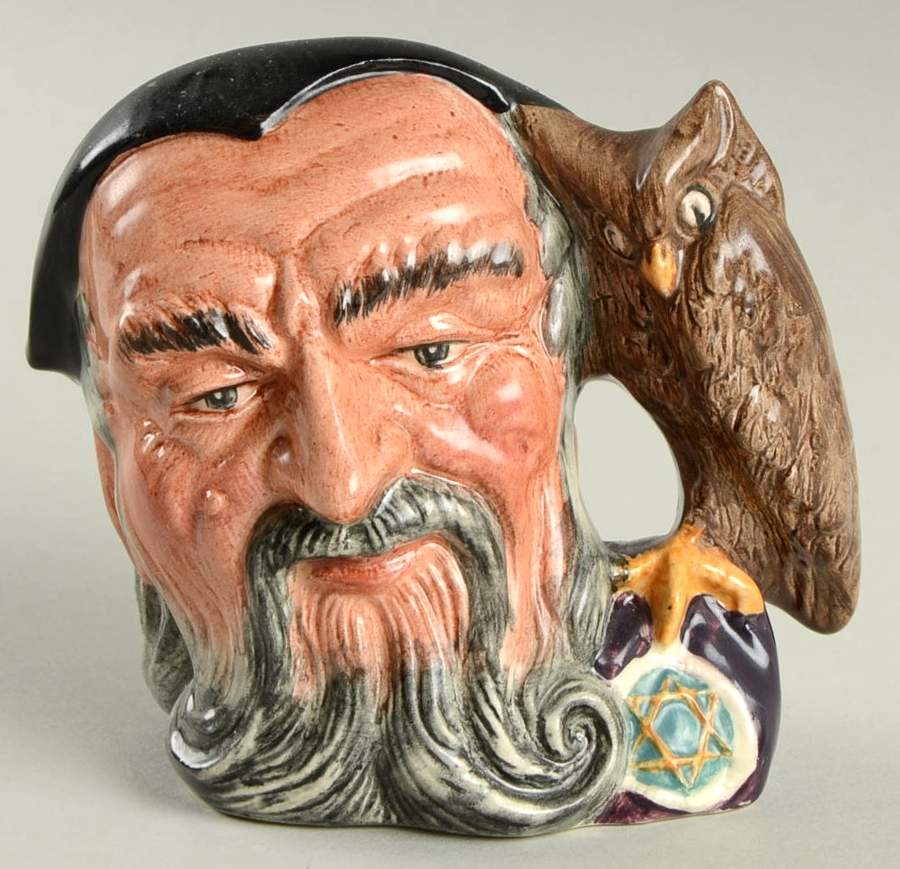 Character Jug Merlin-Small - With Box by Royal Doulton-1