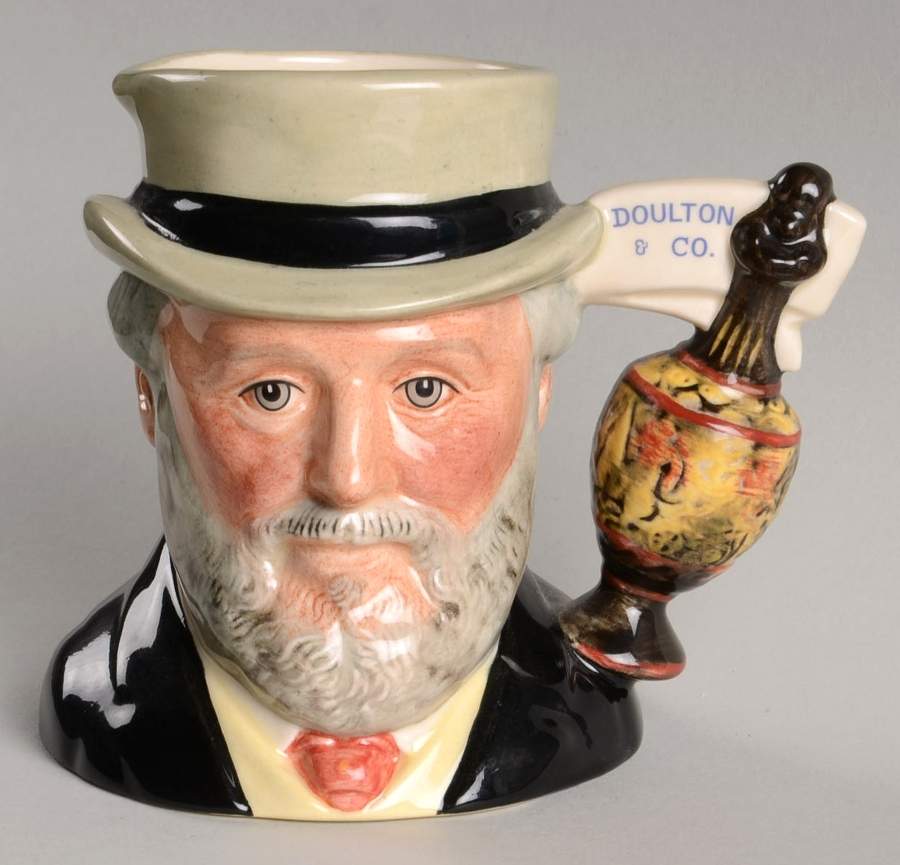 Character Jug Sir Henry Doulton-Small/Style 2 - Boxed by Royal Doulton-1