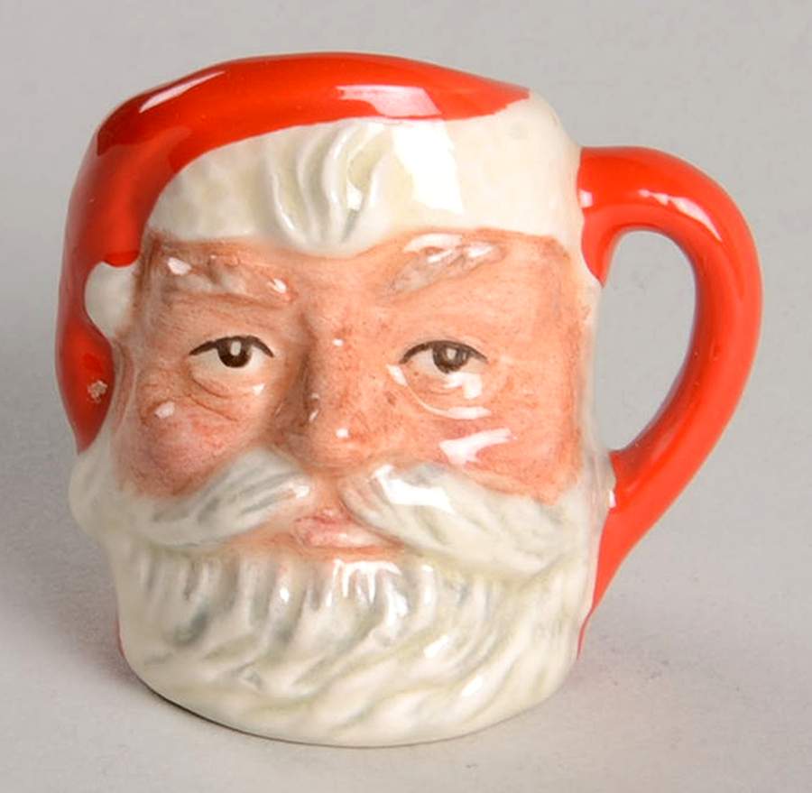 Character Jug Santa Claus-Tiny/Red Handle - Boxed by Royal Doulton-1