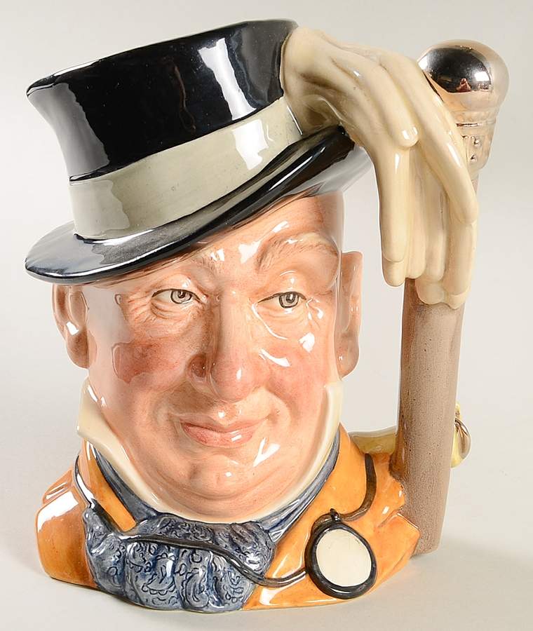 Character Jug Mr. Micawber-Large - Nb941, No Box by Royal Doulton-1