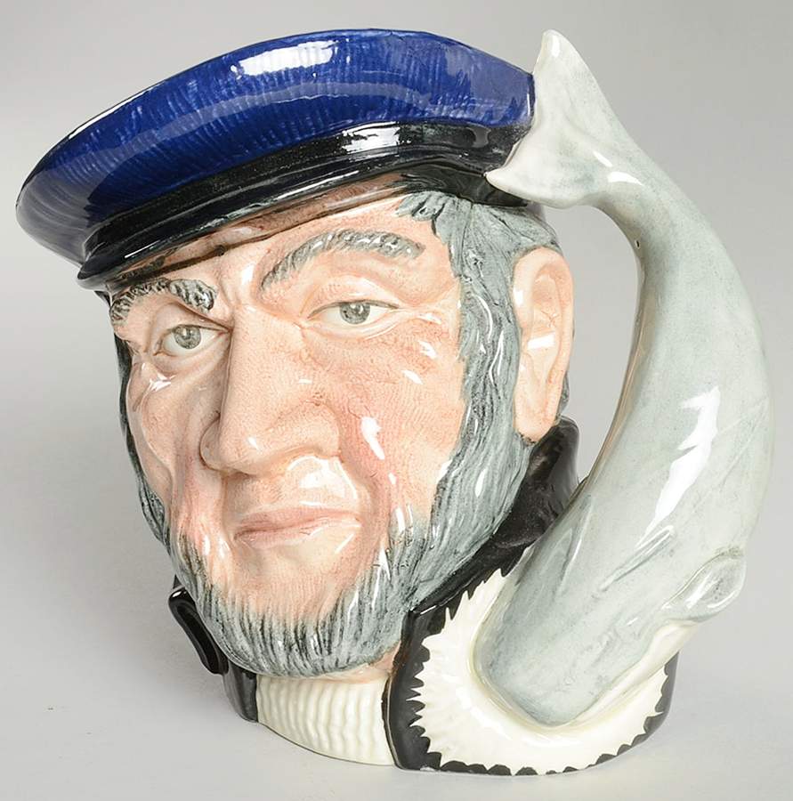 Character Jug Capt Ahab-Large - No Box by Royal Doulton-1