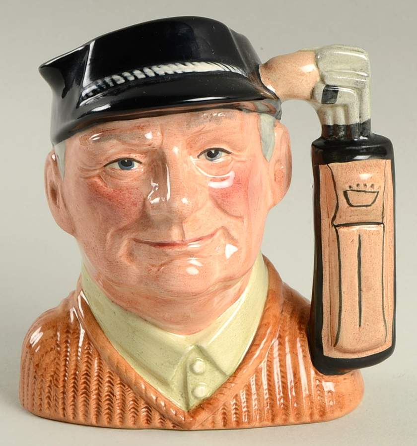 Character Jug Golfer-Small - No Box by Royal Doulton-1