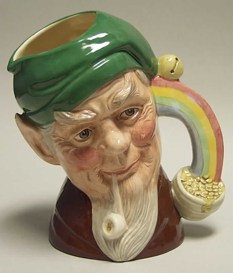 Character Jug Leprechaun-Large - No Box by Royal Doulton-1