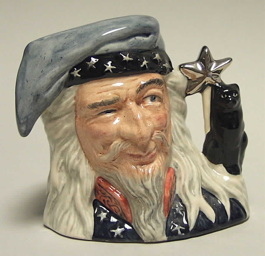 Character Jug The Wizard-Small - No Box by Royal Doulton-1
