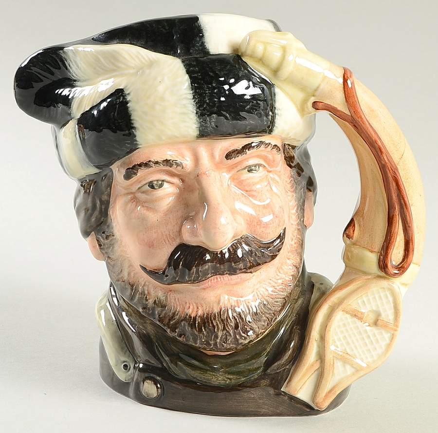 Character Jug Trapper-Large - No Box by Royal Doulton-1