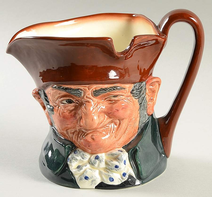 Character Jug Old Charley-Large Brown Hat - No Box by Royal Doulton-1