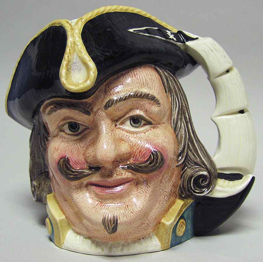 Character Jug Captain Henry Morgan-Large - Boxed by Royal Doulton-1