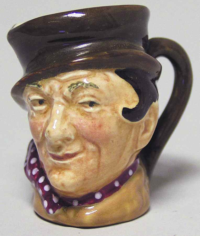 Character Jug Sam Weller-Miniature - No Box by Royal Doulton-1