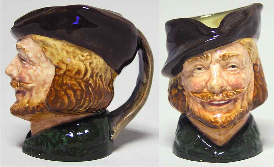 Character Jug Robin Hood-Small/Feather Handle - No Box by Royal Doulton-1