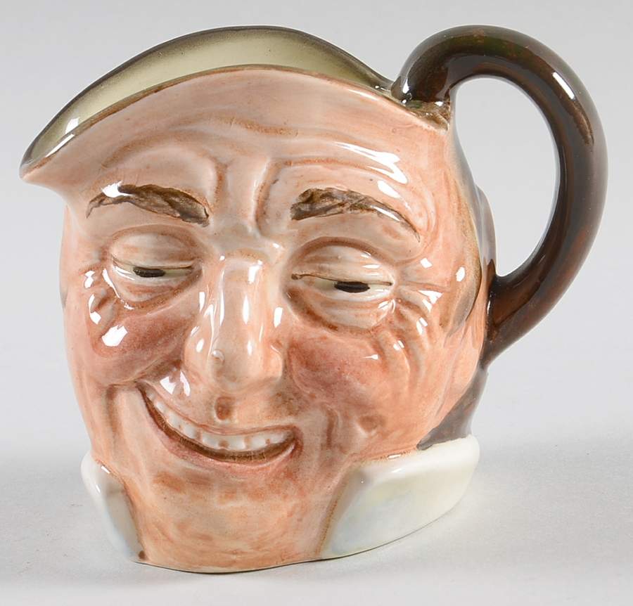 Character Jug Farmer John Inside Handle Small - With Box Bx1105 by Royal Doulton-1