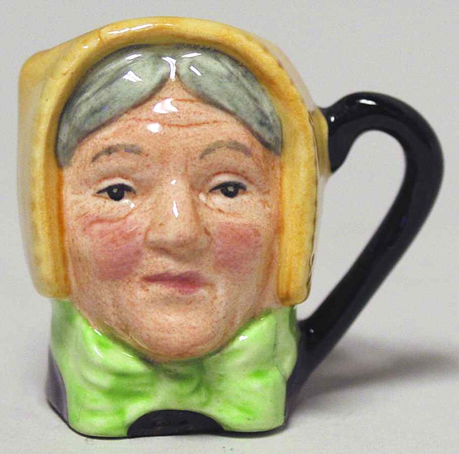 Character Jug Mrs Bardell-Tiny - No Box by Royal Doulton-1