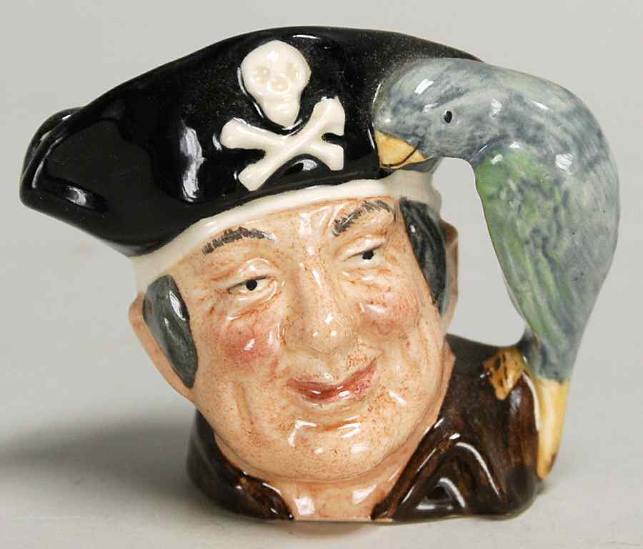 Character Jug Long John Silver-Miniature - No Box by Royal Doulton-1