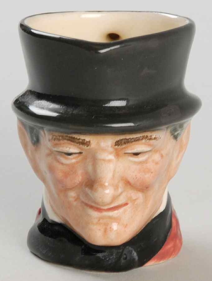 Character Jug John Peel-Miniature Grey Handle - Boxed by Royal Doulton-1