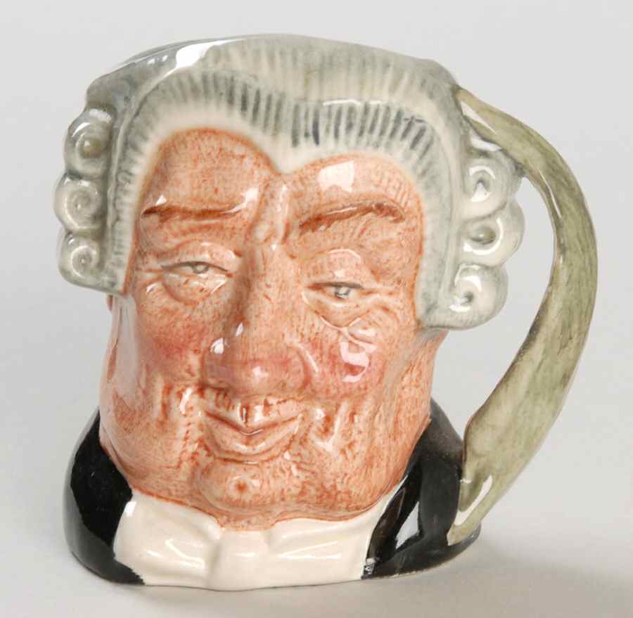 Character Jug The Lawyer-Miniature - No Box by Royal Doulton-1
