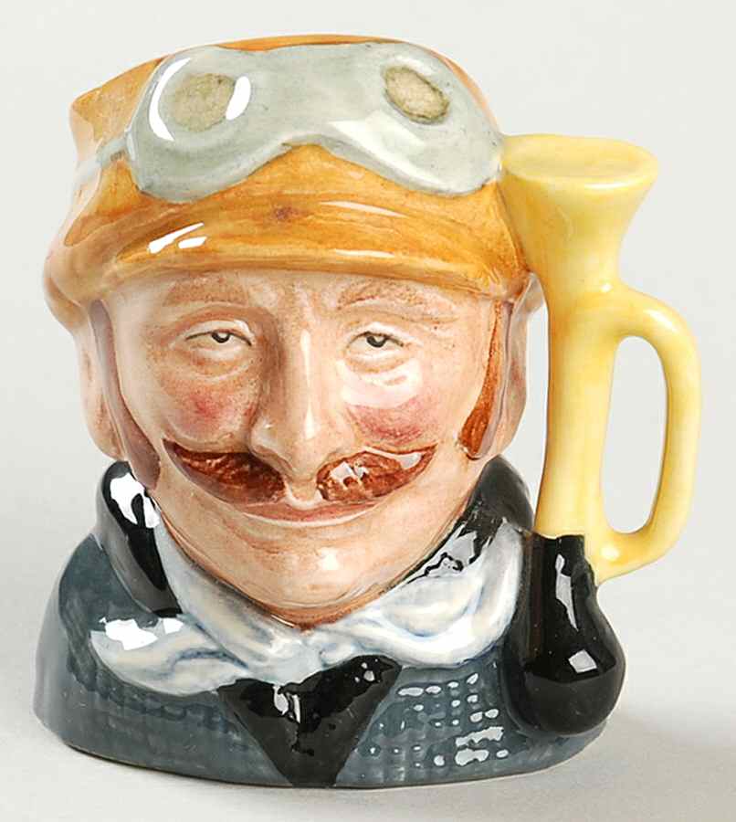 Character Jug Veteran Motorist-Miniature - No Box by Royal Doulton-1
