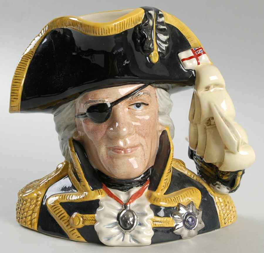 Character Jug Vice-Admiral Lord Nelson-Large - Nb671, No Box by Royal Doulton-1