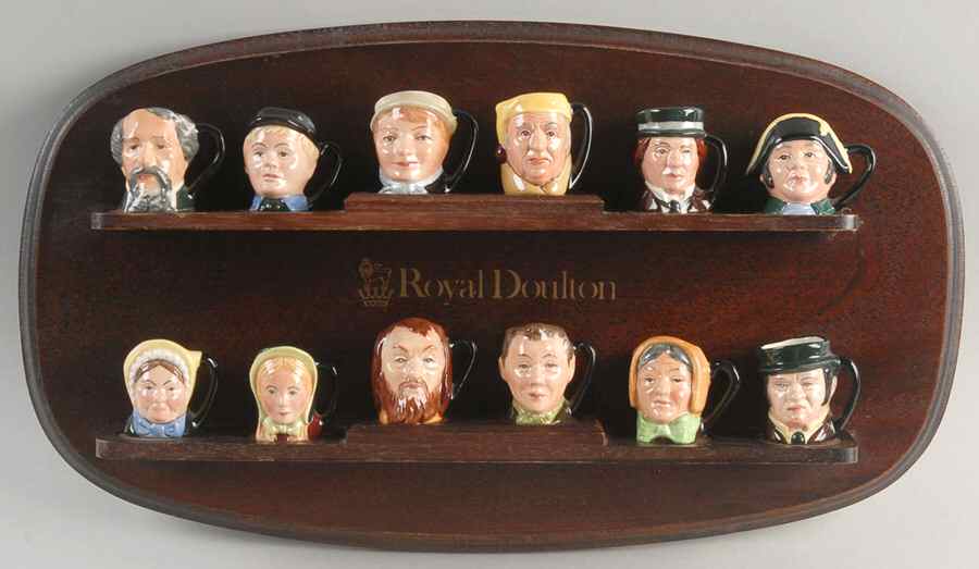 Character Jug Charles Dickens Set-13 Pieces - With Box Bx313 by Royal Doulton-1
