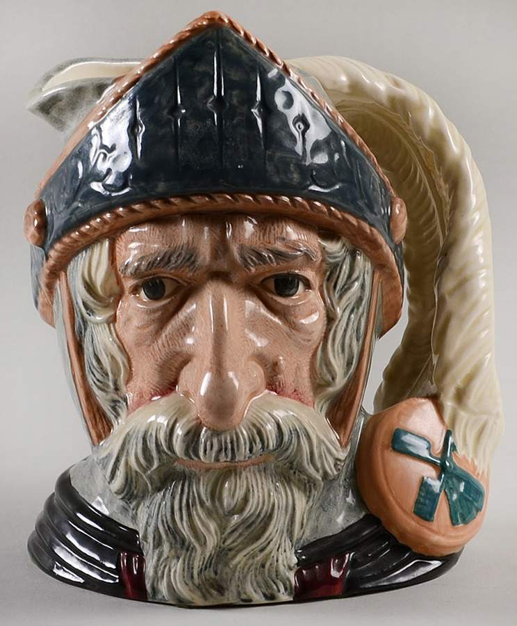 Character Jug Don Quixote-Large-#Error - No Box by Royal Doulton-1