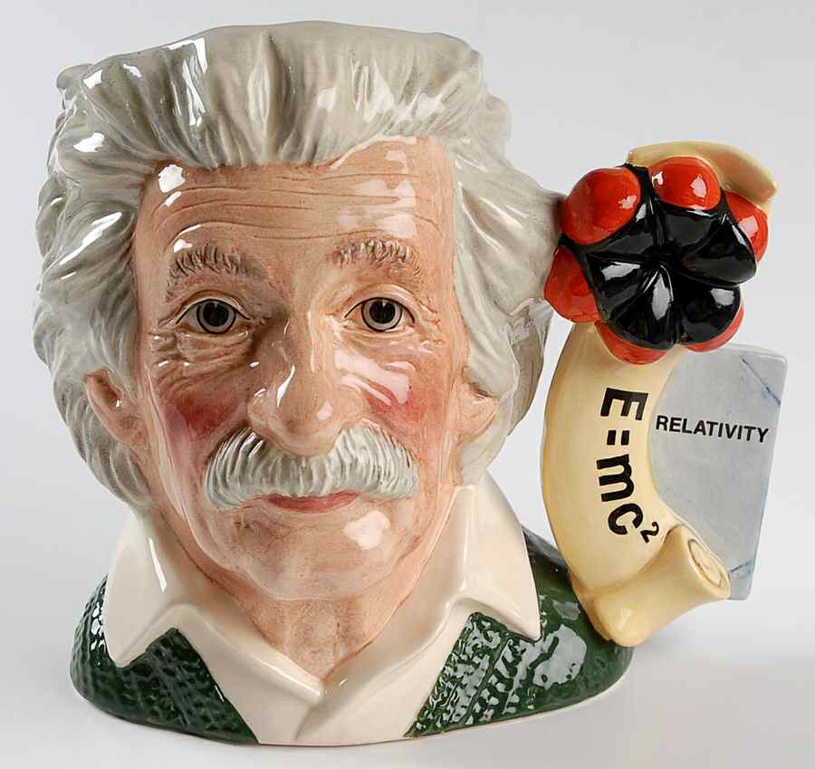 Character Jug Albert Einstein-Large - Boxed by Royal Doulton-1