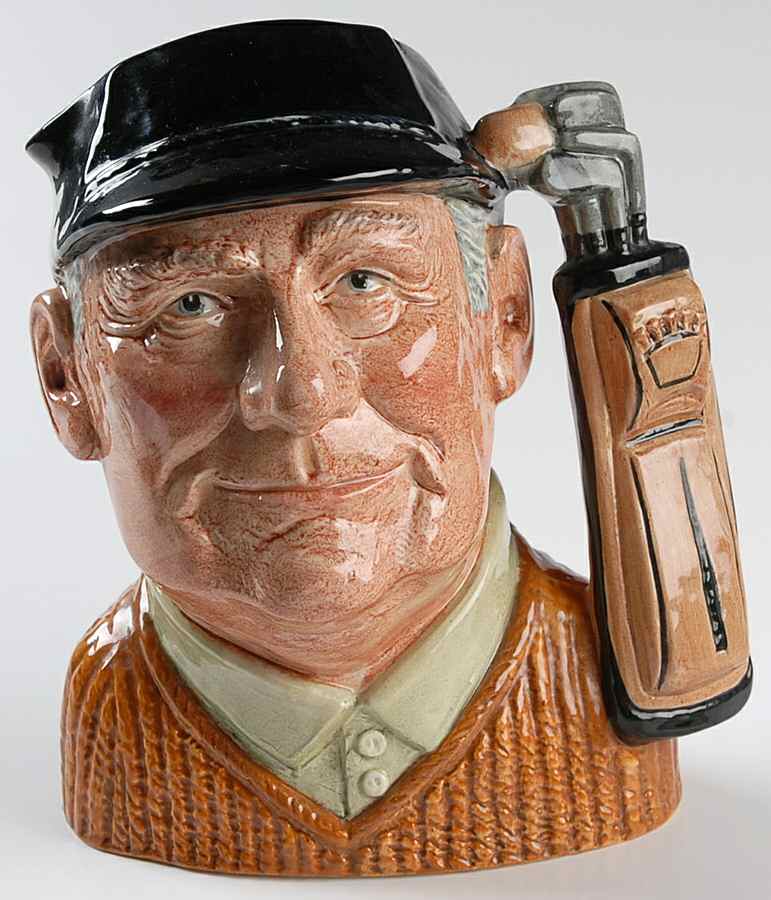 Character Jug Golfer-Large - Boxed by Royal Doulton-1
