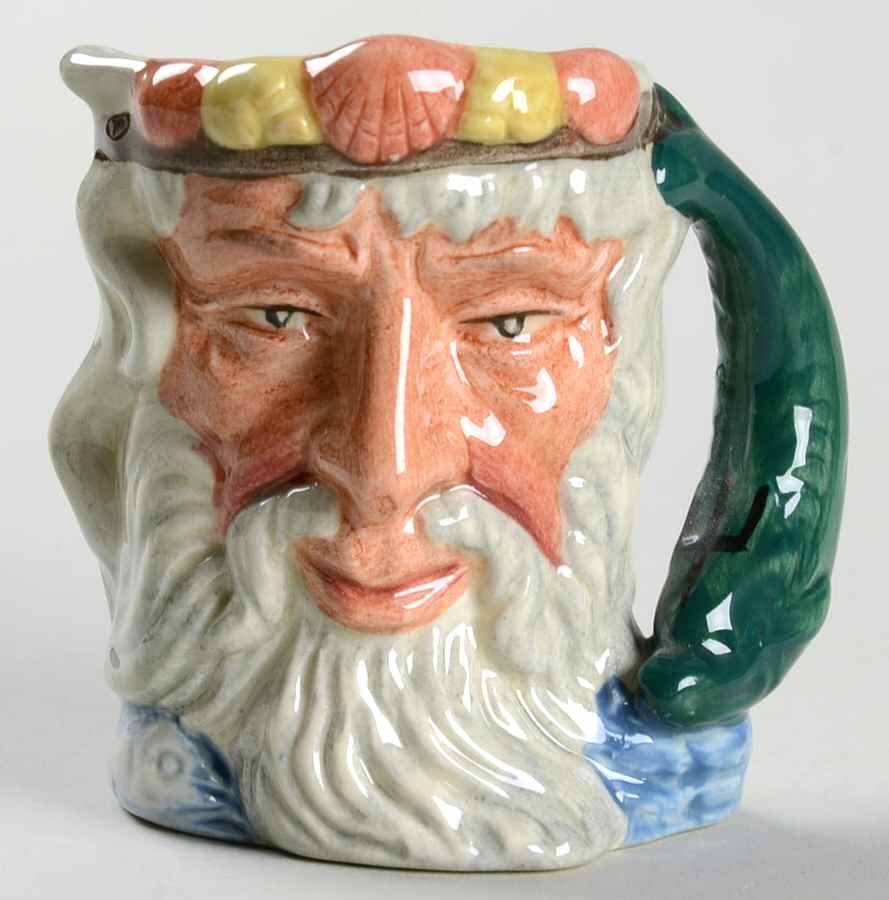 Character Jug Neptune-Miniature - With Box by Royal Doulton-1