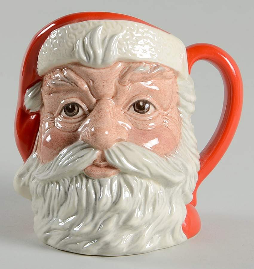 Character Jug Santa Claus-Small/Red Handle - No Box by Royal Doulton-1