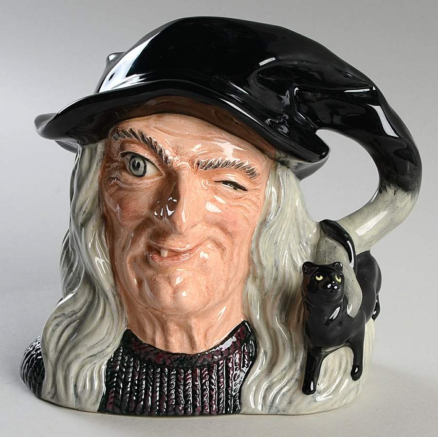 Character Jug Witch-Large - With Box Bx1073 by Royal Doulton-1