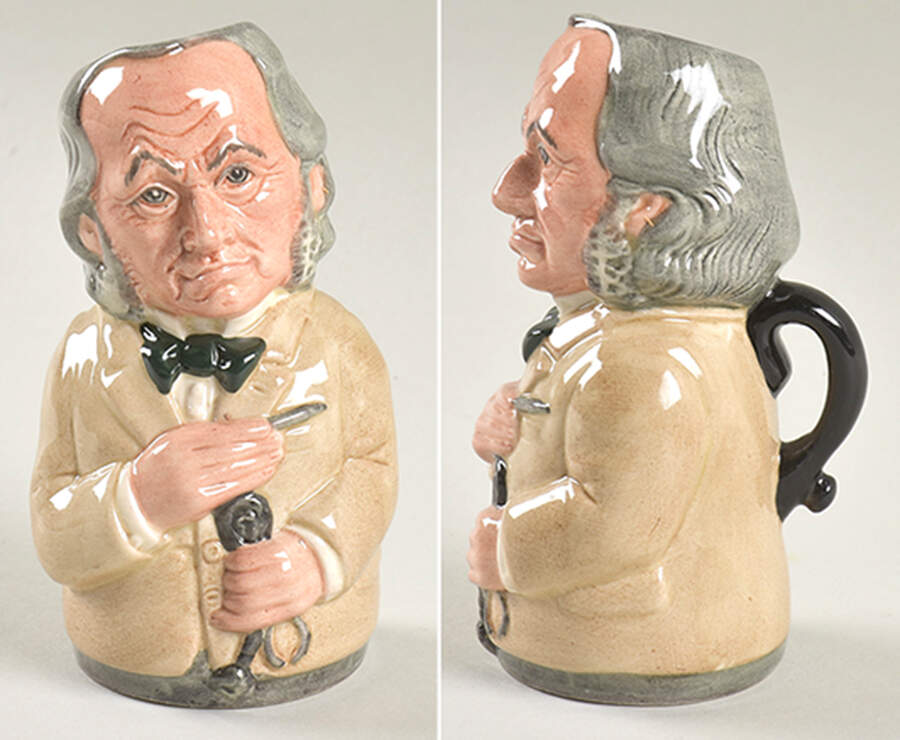 Doultonville Collection of Toby Jugs Dr. Pulse-Physician - With Box by Royal Doulton-1