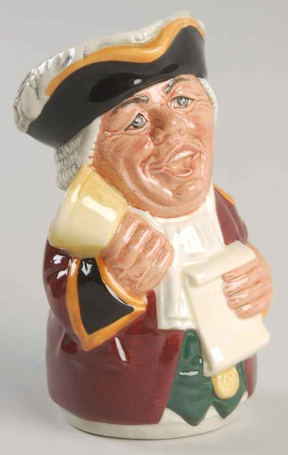 Doultonville Collection of Toby Jugs Mr. Tonsil-The Town Crier - No Box by Royal Doulton-1