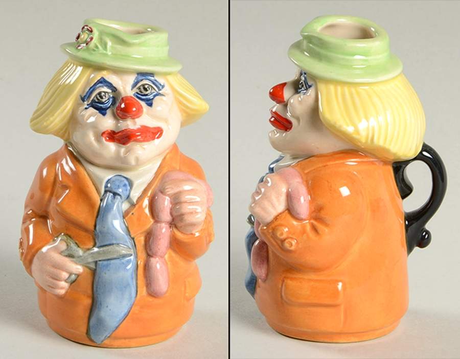 Doultonville Collection of Toby Jugs Charlie Cheer-Clown - Boxed by Royal Doulton-1